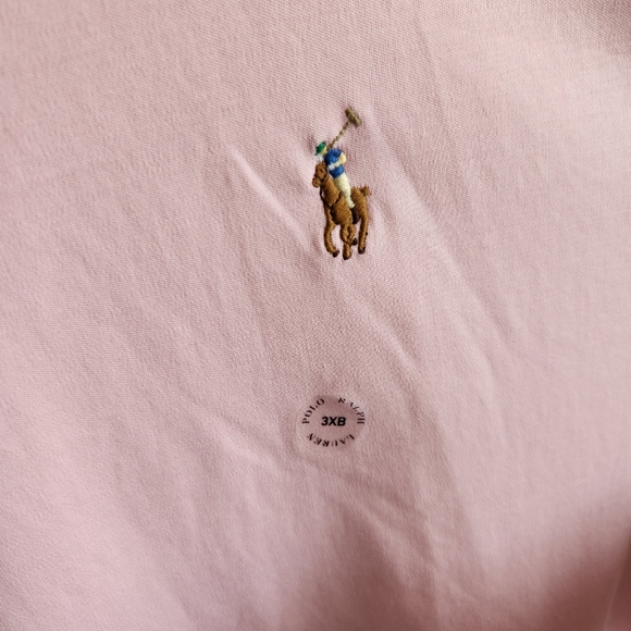 Polo by Ralph Lauren 3XB Polo Shirt OLD MONEY Preppy Prep Ivy League Pink - Picture 4 of 10